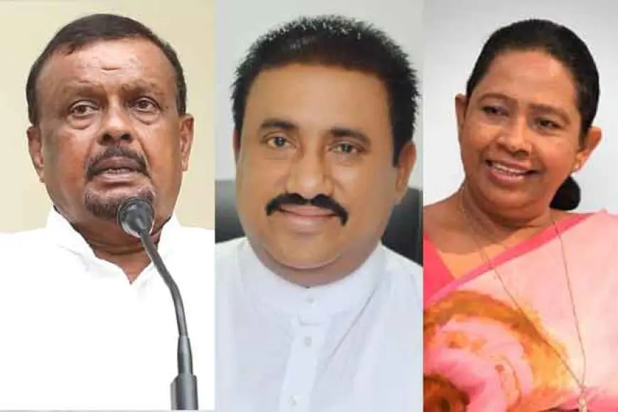 மூன்று பாராளுமன்ற உறுப்பினர்களின் கட்சி உறுப்புரிமை இடைநிறுத்தம்