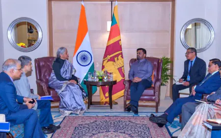 இந்திய நிதி, வெளிவிவகார அமைச்சர் மற்றும் பாதுகாப்பு ஆலோசகருடன் ஜனாதிபதி சந்திப்பு