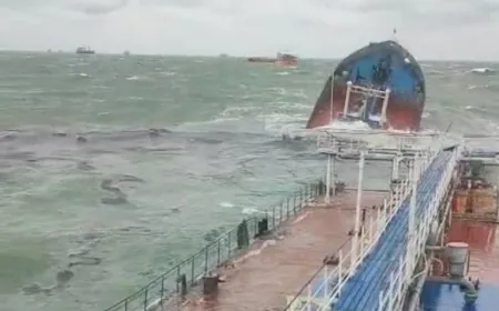 4 ஆயிரம் டன் கச்சா எண்ணெய் கடலில் கலந்தது - வெளியான தகவல்