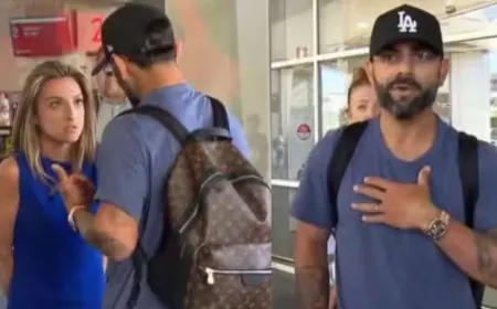 பெண் நிருபரிடம் சண்டை போட்ட விராட் கோலி.. காரணம் என்ன?