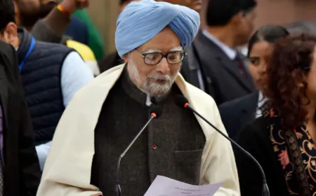 மன்மோகன் சிங் மறைவு: இந்தியாவில் 7 நாட்கள் துக்கம் அனுசரிப்பு