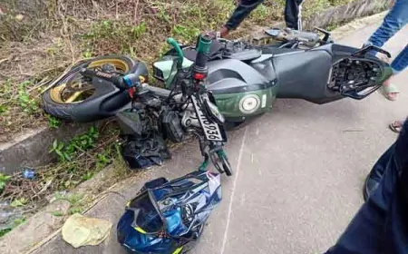 கொட்டகலை விபத்தில் இளைஞன்  படுகாயம்