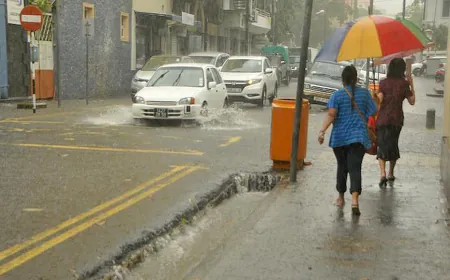Fairly Heavy Rainfall Expected in Several Provinces Today