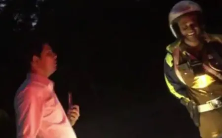 போக்குவரத்து பொலிஸாருடன் பாராளுமன்ற உறுப்பினர் அர்ச்சுனா வாக்குவாதம்