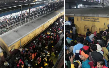 டெல்லி ரயில் நிலைய கூட்ட நெரிசலில் சிக்கி 18 பேர் உயிரிழப்பு