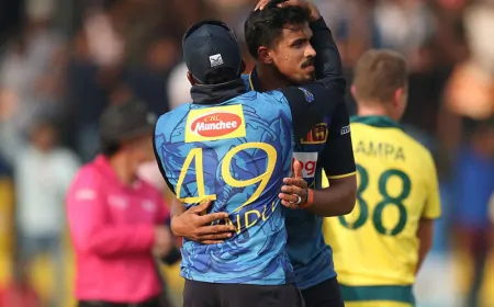 முதலாமிடத்துக்கு முன்னேறிய மகேஷ் தீக்‌ஷன