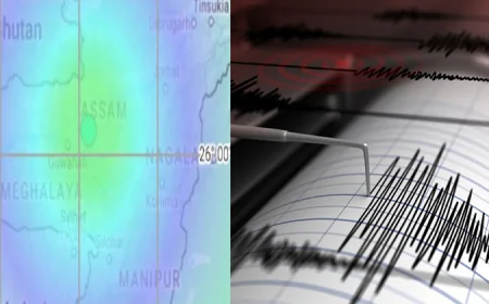 இந்தியாவில் 5.0 ரிக்டரில் நிலநடுக்கம் - அச்சத்தில் மக்கள் 
