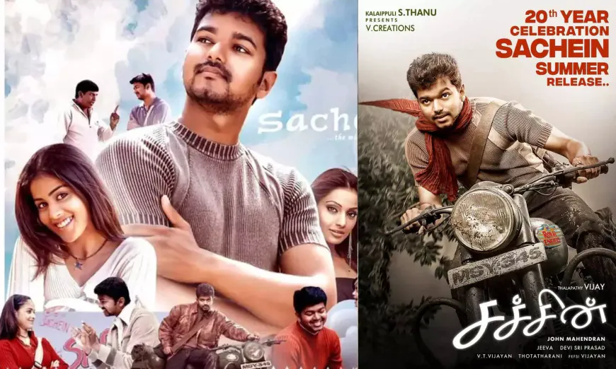 விஜயின் 'சச்சின்' திரைப்படம் ரீரிலீஸ் - போஸ்டர் வெளியிட்டு அறிவிப்பு