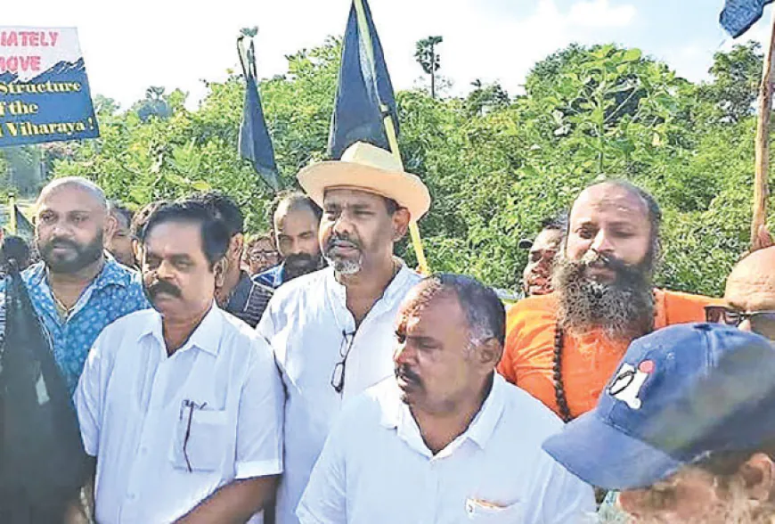 மூன்றாவது நாளாகவும் தையிட்டியில் ஆர்ப்பாட்டம்