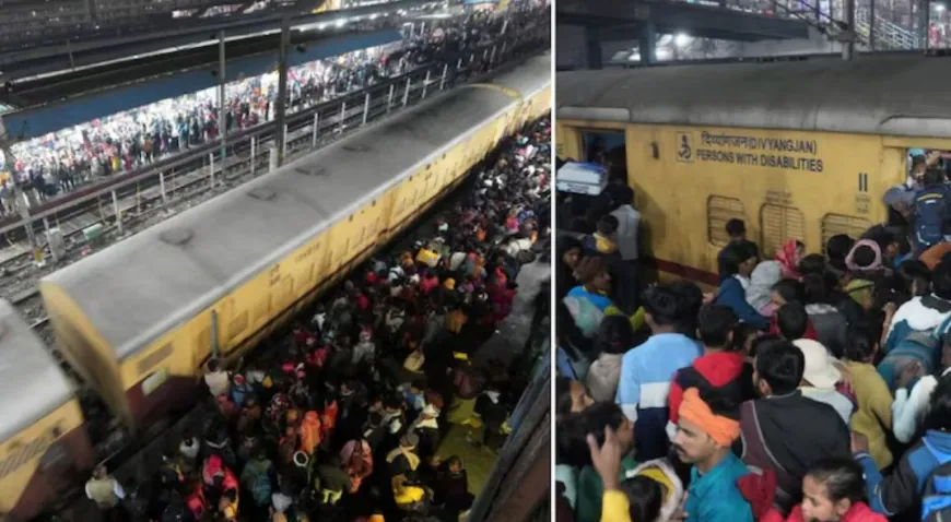 டெல்லி ரயில் நிலைய கூட்ட நெரிசலில் சிக்கி 18 பேர் உயிரிழப்பு