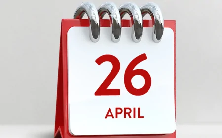 අප්‍රේල් මස 26 වැනිදා ජාතික ශෝක දිනයක්