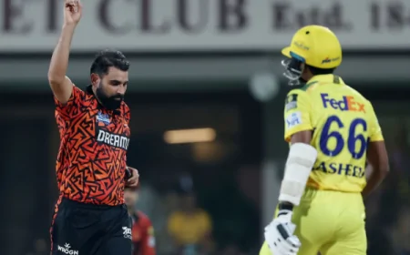 ஐபிஎல் வரலாற்றில் புதிய சாதனை படைத்தார் முஹமது ஷமி!