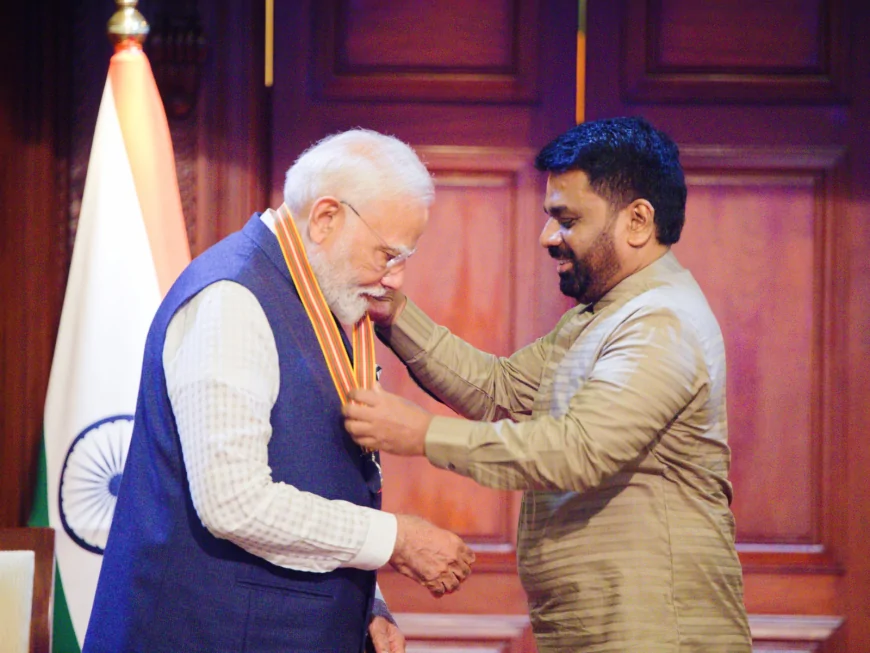 இந்திய பிரதமர் மோடிக்கு இலங்கையின் அதி உயர் விருது