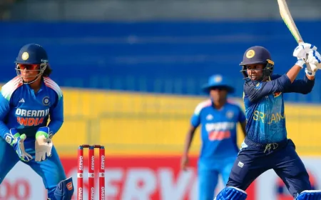 இந்தியாவுக்கு அதிர்ச்சி அளித்த இலங்கை மகளிர் அணி