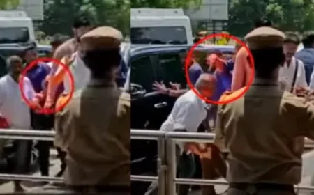 நடிகர் விஜய்யை பார்க்க வந்தவரின் தலையில் துப்பாக்கியை வைத்த பாதுகாவலர்? 