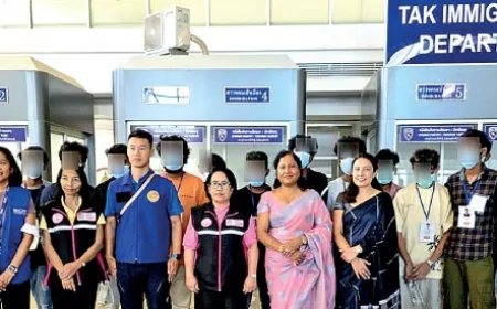 மியன்மாரில் மீட்கப்பட்ட 15 இலங்கையர்கள் நாடு திரும்பினர்