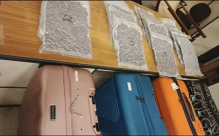 பயணப்பொதிகளில் மறைத்து நாட்டுக்கு கொண்டுவரப்பட்ட போதைப்பொருளுடன் ஐந்து பேர் கைது