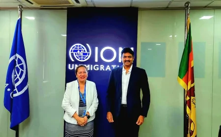 சர்வதேச இடப்பெயர்வு அமைப்பு பொறுப்பாளருடன் செந்தில் சந்திப்பு!
