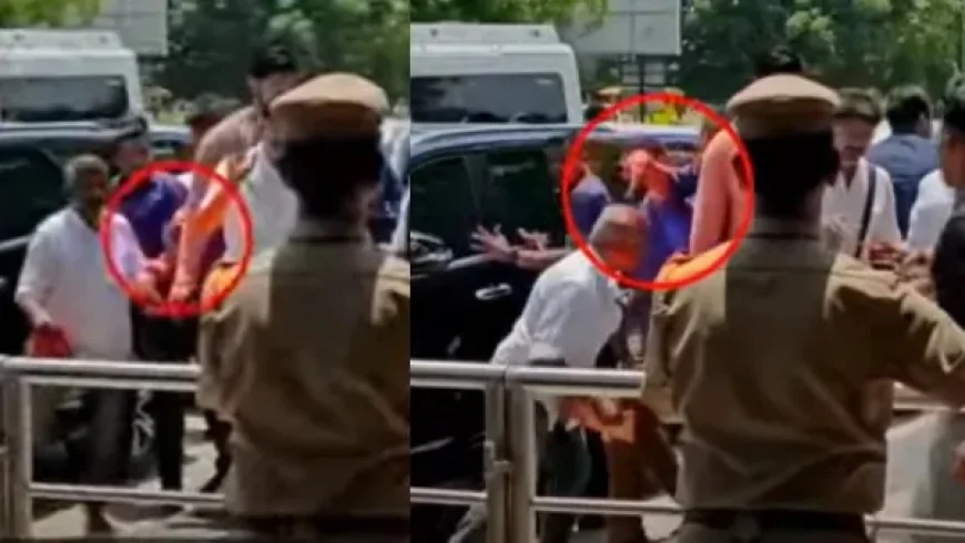 நடிகர் விஜய்யை பார்க்க வந்தவரின் தலையில் துப்பாக்கியை வைத்த பாதுகாவலர்? 