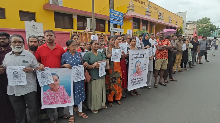 அம்ஷிகாவின் மரணத்திற்கு நீதி கோரி போராட்டம்; கலகம் அடக்கும் பொலிஸார் குவிப்பு!