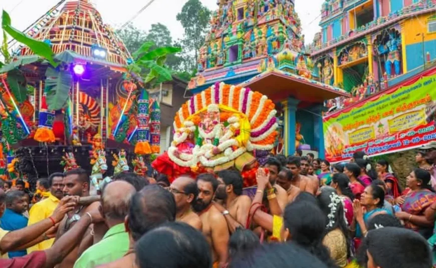 ஹட்டன் ஸ்ரீ மாணிக்கப் பிள்ளையார் ஆலயத்தின் முத்தேர் பவனி
