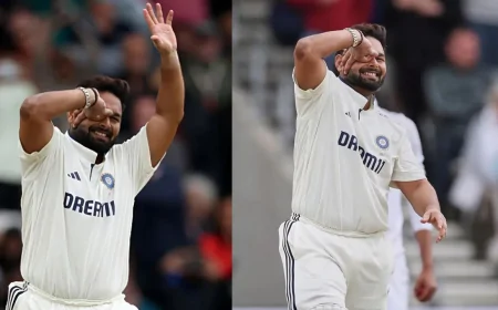 93 ஆண்டுகளில் இதுதான் முதல் முறை... சாதனை படைத்த ரிஷப் பண்ட்!