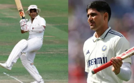 இரட்டை சதம் விளாசி ஜாம்பவான்கள் சாதனைகளை தகர்த்த சுப்மன் கில்