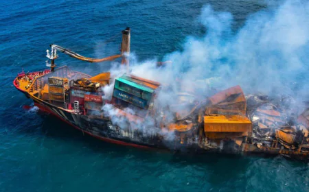 எக்ஸ்பிரஸ் பேர்ள் கப்பல்  விபத்து வழக்கில் ஒரு பில்லியன் டொலர் இழப்பீடு வழங்க உத்தரவு