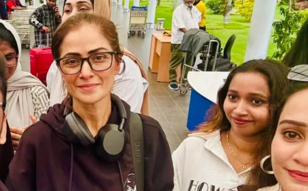 நடிகை சிம்ரன் இலங்கையை வந்தடைந்தார்