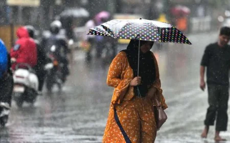 நாட்டின் பல பகுதிகளில் இடியுடன் கூடிய மழை