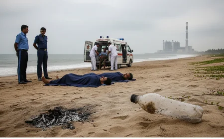 கடலில் இருந்து கரை ஒதுங்கிய போத்தலுக்குள் இருந்த திரவத்தை குடித்த இளைஞர் இருவர் மரணம்