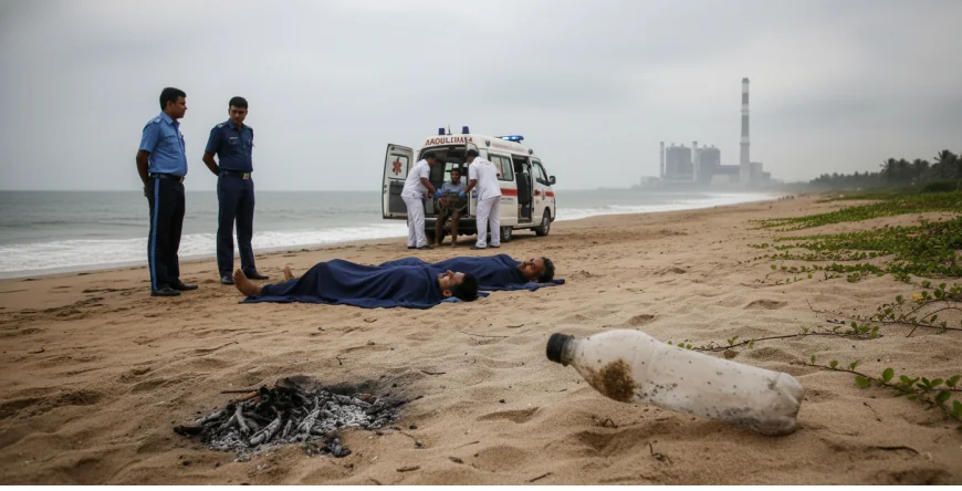 கடலில் இருந்து கரை ஒதுங்கிய போத்தலுக்குள் இருந்த திரவத்தை குடித்த இளைஞர் இருவர் மரணம்