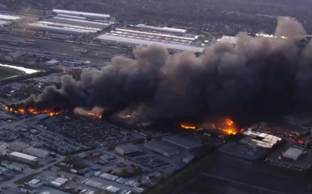 அமெரிக்க சரக்கு விமானம் விபத்துக்குள்ளானதில் குறைந்தது ஏழு பேர் கொல்லப்பட்டனர்