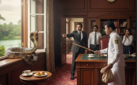 இலங்கை பாராளுமன்ற வளாகத்திற்குள் பாம்புகள் : சபாநாயகர் அலுவலகத்துக்குள் புகுந்தது