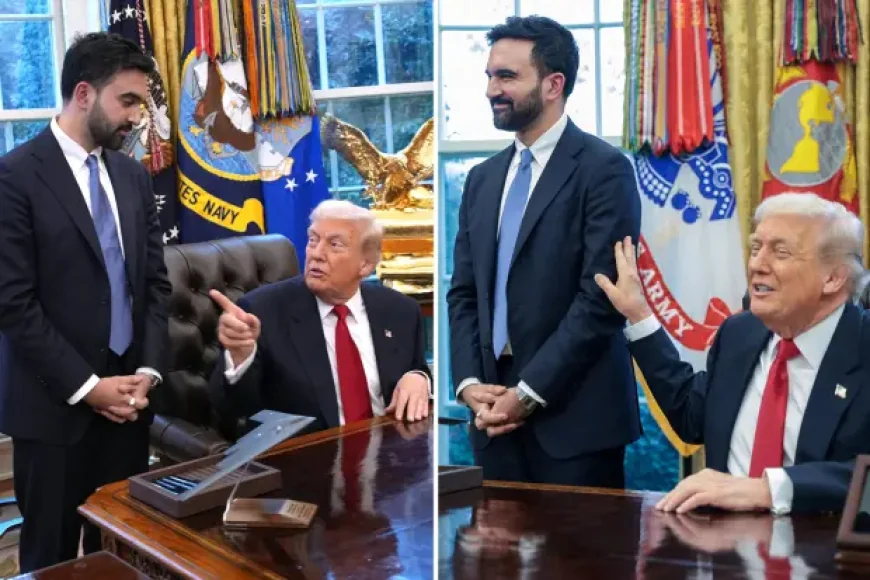 சர்ச்சைகளை மறந்து புதிய ஆரம்பம்: நகைச்சுவையுடன் முடிந்த ட்ரம்ப் – மாம்டானி சந்திப்பு