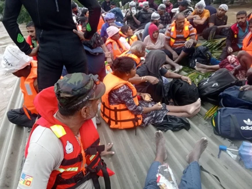 கலா ஓயாவில் பேருந்தில்  சிக்கிய 67 பயணிகளும் பாதுகாப்பாக மீட்பு