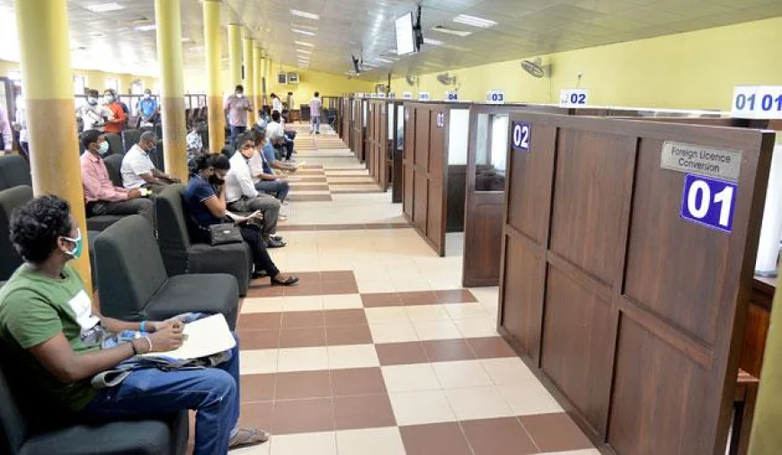 சாரதி அனுமதிப்பத்திர சேவைகளை வழங்குவது தொடர்பான விசேட அறிவிப்பு