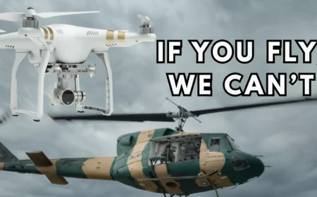 ட்ரோன்களை பறக்கவிட்டு மீட்புப் பணி விமானங்களுக்கு ஆபத்தை விளைவிக்க வேண்டாம் - விமானப்படை எச்சரிக்கை