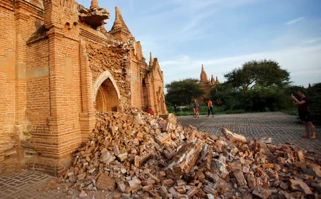 மியான்மரில் அடுத்தடுத்து நிலநடுக்கங்கள்: ஆழமற்ற அதிர்வுகளால் ஏற்பட்டுள்ள அபாயம்