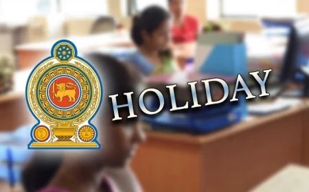 அரச உத்தியோகத்தர்களுக்கு நவம்பர், டிசெம்பரில் விசேட விடுமுறை! 