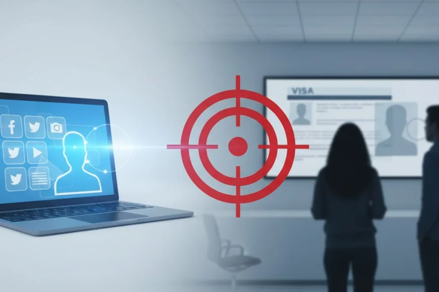 அமெரிக்க விசாவுக்கு புதிய நடைமுறை – சமூக வலைத்தள கணக்குகள் கண்காணிப்பு