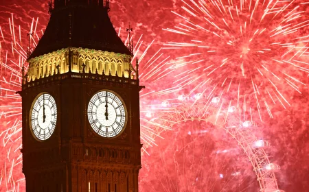 UK Rings in 2026 with Spectacular New Year Celebrations Across the Country