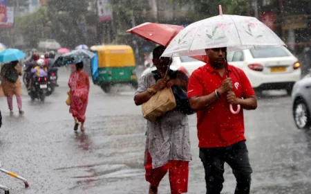 குறைந்த வளிமண்டலத் தளர்ச்சி: இன்று பல மாவட்டங்களில் மழை பெய்யும் என எதிர்பார்ப்பு