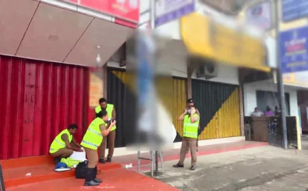 மட்டக்களப்பில் வர்த்தக நிலையம் முன்பாக இளைஞன் சடலமாக மீட்பு