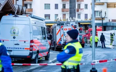 சுவிட்சர்லாந்து தீ விபத்து: 40 பேர் உயிரிழப்பு, உயிரிழந்தோரை அடையாளம் காணும் பணி தீவிரம்