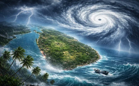 இலங்கையை கடக்கவுள்ள ஆழமான காற்றழுத்தத் தாழ்வு மண்டலம் – அவசர எச்சரிக்கை