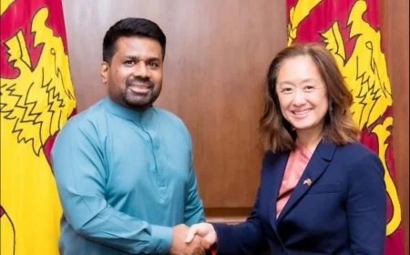 இலங்கைக்கான அமெரிக்கத் தூதுவர் புறப்படுவதற்கு முன்னர் ஜனாதிபதியை சந்தித்தார்