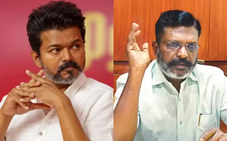பா.ஜ.க.வை எதிர்க்க விஜய் அச்சப்படுகிறார்: ‘ஜனநாயகன்’ விவகாரத்தில் திருமாவளவன் குற்றச்சாட்டு