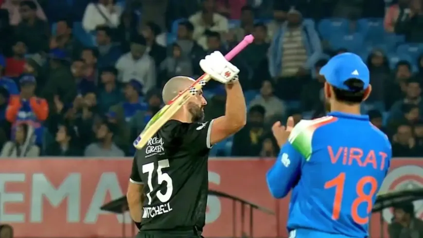 மிட்செல் – வில் யங் அதிரடி ஆட்டம்: இந்தியாவை வீழ்த்தி தொடரை சமன் செய்த நியூசிலாந்து