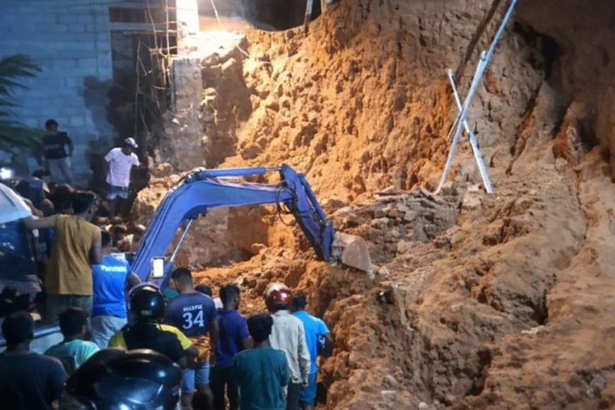 மதில்,  மண்மேடு இடிந்து வீழ்ந்ததில் மீட்கப்பட்ட தொழிலாளர்கள் மூவரும் உயிரிழப்பு